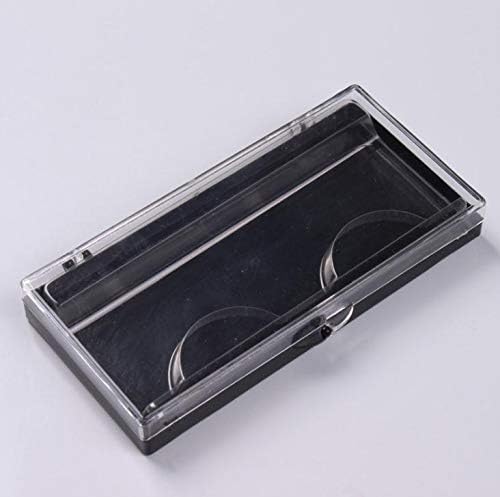 Anncus 500 pcs/Lot Plastic Eyelase Case Case Box Lox Lox Lid מגש שחור לריסים משתלים