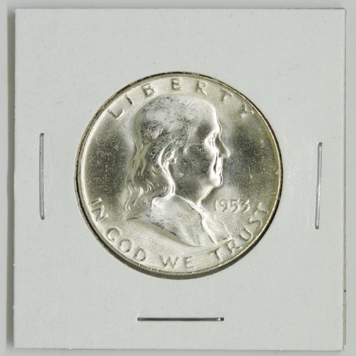 1953-D פרנקלין חצי דולר-BU
