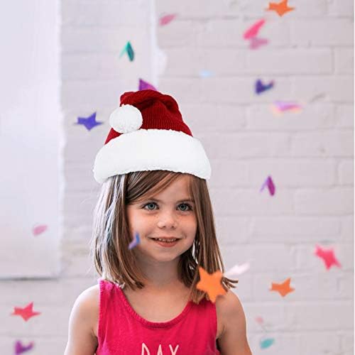מסיבת מבוגרים סנטה קלאוס כובע חג המולד לשנה חדשה סרוג כובע מסיבת אספקת לחורף
