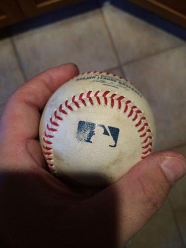משחק הבכורה של ניק קסטלנוס MLB השתמש בהולוגרמה חתומה בבייסבול -MLB חתום - משחק MLB משומש בייסבול