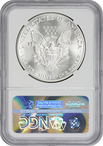 1986 American Silver Silver Dollar MS69 NGC
