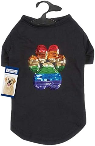 כלב מזדמן גור גאווה גאווה upf40 חולצת טי לכלבים, גדולים, שחורים