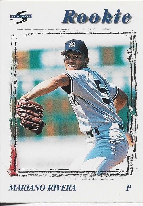 Mariano Rivera 1995 כרטיס טירון פינקל - כרטיסי טירון בייסבול