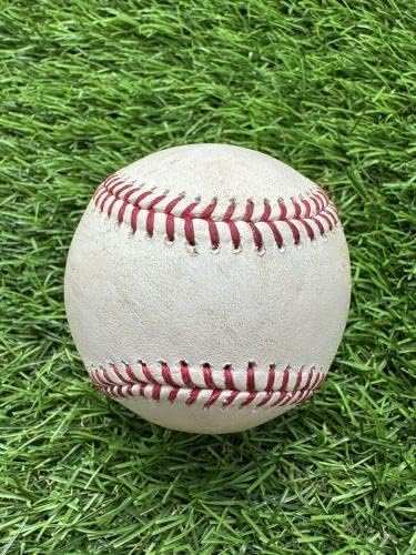 משחק ג'וליו רודריגז סיאטל מארינרס, השתמש בייסבול הלהיט ה -112 2022 אל רוי MLB - משחק MLB השתמש בבייסבול