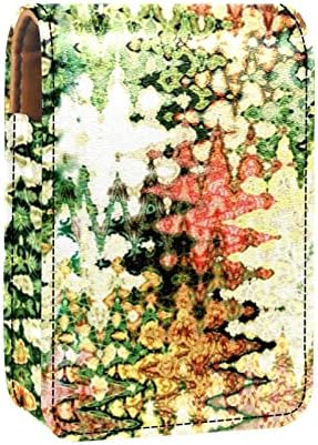 אוריואקאן שפתון מקרה עם מראה חמוד נייד איפור תיק קוסמטי פאוץ, נפש אמנות גל בציר חג המולד
