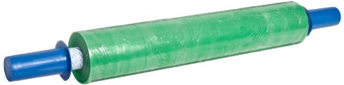 עטיפות טובות אוקסופ20704 פוליאתילן בצפיפות נמוכה לינארית גוון ירוק יצוק עטיפת מתיחה ידנית עם מתקן מובנה ובלמי יד, אורך 1000 'איקס 20 רוחב