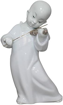 פסלון Lladro Angel Chino הסיני משחק כינור