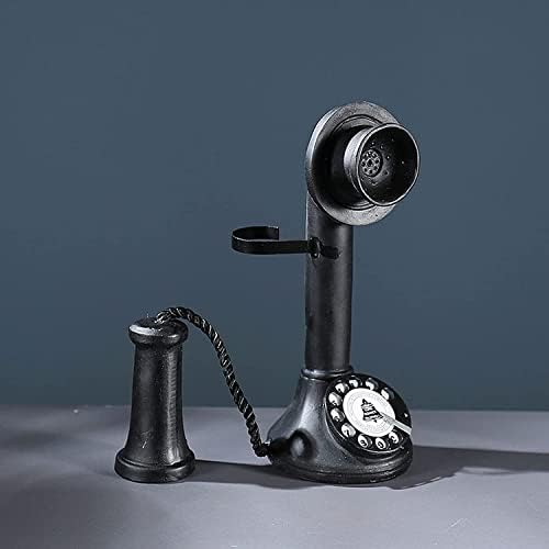עיצוב טלפון קווי רוטרי עתיק, טלפונים דקורטיביים וינטג ', אבזרי טלפון עתיקים של אריזה - טלפון דקורטיבי וינטג