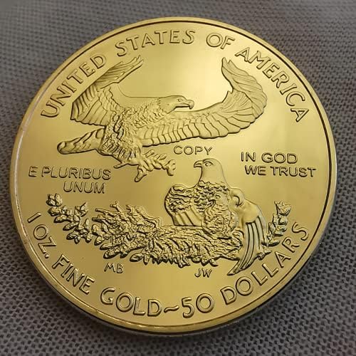 2021 פסל אמריקאי של ליברטי איגל אוקיינוס ​​מטבע זהב מטבע זיכרון מטבעות מטבעות ארהב אוסף קישוט ביתי