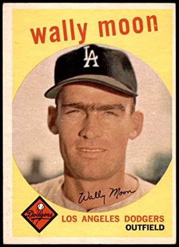 1959 Topps 530 Wally Moon Los Angeles Dodgers VG/Ex Dodgers