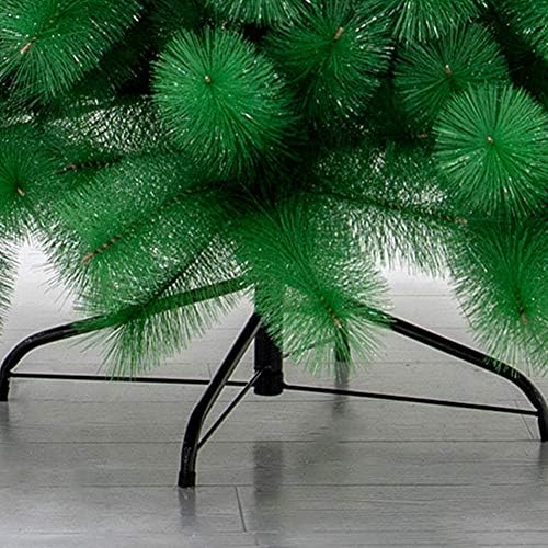עץ חג המולד הירוק של ZPEE גבוה, עץ אורן מלאכותי של PVC עם עמדת מתכת לא מונה ללא קישוט קל להרכיב עץ חשוף -3M