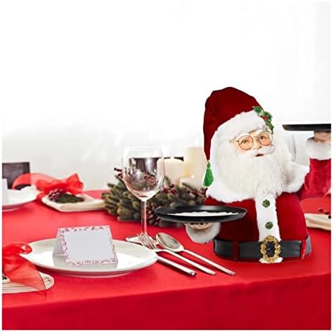 קישוטי חג המולד של קישוטי חג המולד קישוטי שולחן חג המולד שרף סנטה שלג חטיף חטיף חטיפים לחטיפי מגש קישוטי חג המולד
