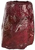Gemhub גולמי ינואר אבן לידה מחוספסת Garnet 3.85 CT. אבן חן לעטיפת תיל, קריסטל ריפוי לעטיפת תיל