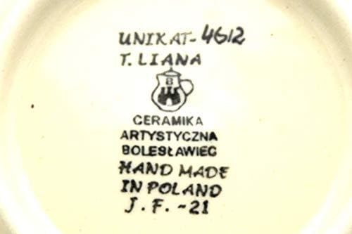 ספל חרס פולני - 15 גרם. בועה - חתימת Unikat U4612