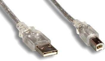 KENTEK 3 רגל FT USB 2.0 סוג A עד B כבל 2 28 AWG מהירות גבוהה זכר M/M העברת נתוני העברת סנכרון טעינה סנכרון עבור PC HDD SCANNER מדפסת מצלמה