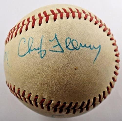 Lee Macphail Chub Feeney 1975 ERA חתום בייסבול 2 נשיאי HOF - כדורי בייסבול חתימה