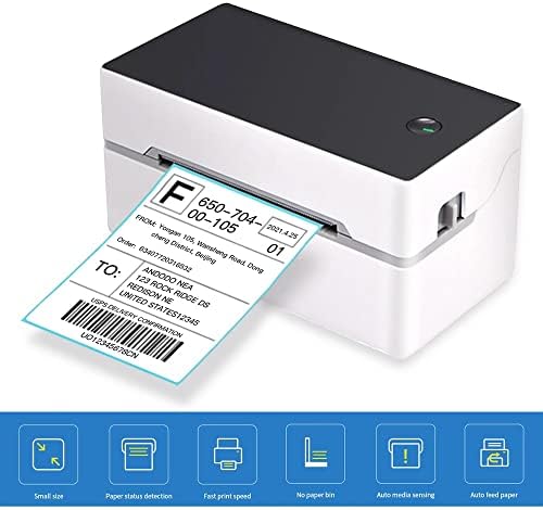 מדפסת תווית משלוח שולחן עבודה מהירה מדפסת USB + BT ישיר מדפסת מדפסת תרמית מדבקה מדפסת תוויות למשלוח תוויות הדפסת