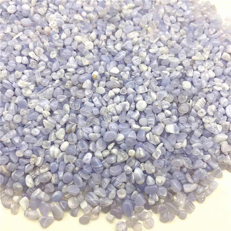 306 50 גרם טבעי כחול תחרה אגת קוורץ קריסטל חצץ אבן רוק שבבי דגימה טבעי אבנים ומינרלים קריסטל