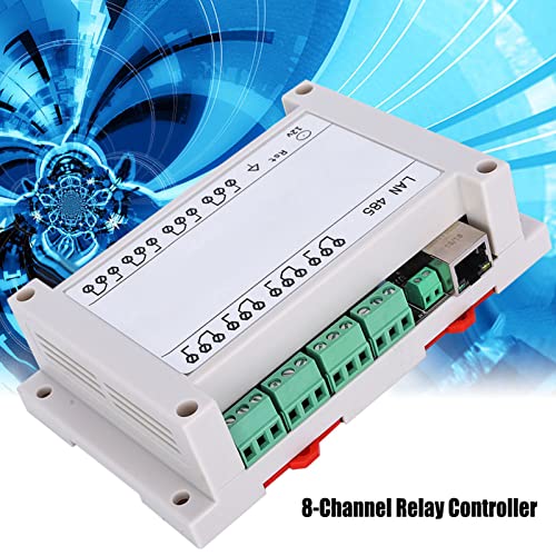 8 בקר ממסר ערוץ RJ45 TCP Controller IP RJ45 TCP IP מודול בקרה מרחוק 8 מתג ממסר ערוץ 250V AC 10A