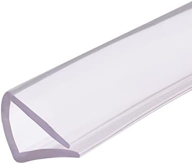 חיתוך קצה מטאליקסיטי 1 יחידות, PVC U-Seal מתאים לרצועת חותם קצה 7-9 ממ-לחותמות חלונות דלת הביתיות, שקוף