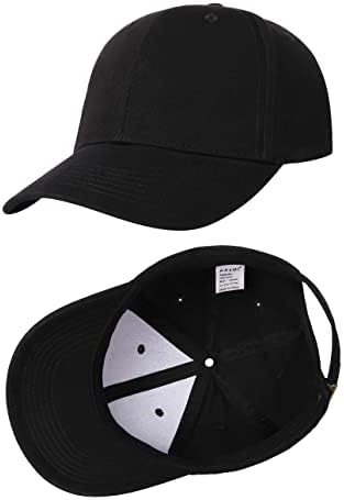 אוסמי 2 חבילה קלאסי כותנה בייסבול כובעי גברים נשים מתכוונן כדור כובעי עבור חיצוני אימונים / ספורט / גולף / ריצה