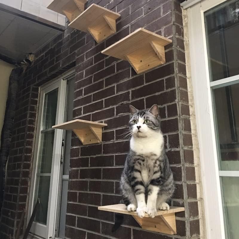 WYFDP חתול עץ חתול מטפס על מסגרת קרש חתול עץ פלטפורמת קפיצה