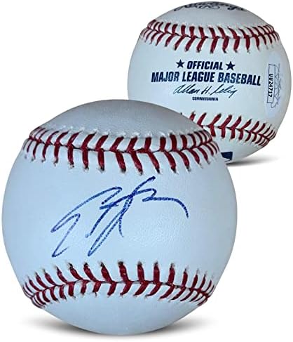 אריק הוסמר חתימה על סן דייגו MLB חתום בייסבול עם מארז תצוגה JSA COA - כדורי בייסבול עם חתימה