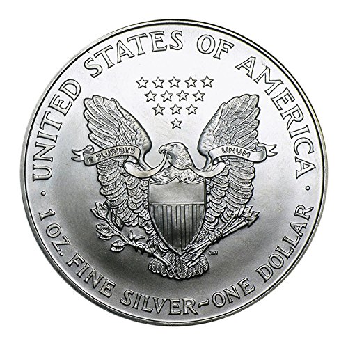 1998 American Silver Eagle $ 1 מבריק ללא מחזור