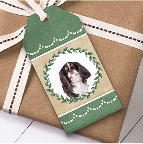 אנגלית צעצוע ספנייל כלב ירוק יום הולדת הווה לטובת מתנה תגים