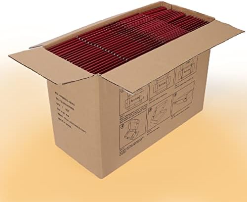 קופסאות מתנה בגודל 12 על 9 על 4 אינץ ' סט של 20 קופסאות אריזת מתנה לדיוור קרטון גלי אדום עם מכסים, אריזת מתנה לחג המולד, עסקים קטנים,