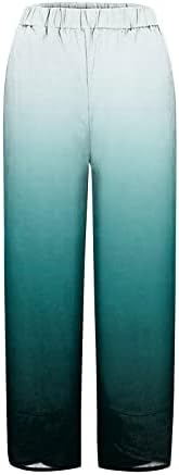 מכנסי קפרי מותניים גבוהים עם כיסים טרקלין קרוס קרוס תחתון מכנסי קיץ קצוצים מכנסיים פלאצו קל משקל