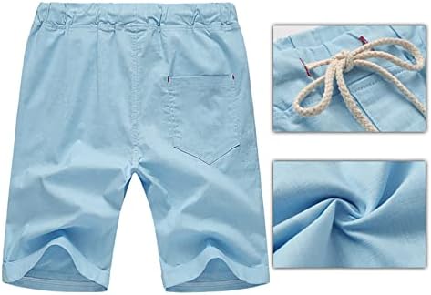 מכנסיים קצרים לגברים של ymosrh קיץ אופנה חיצונית בסיסית רופפת רופפת מכנסיים מזדמנים מהיר נושם