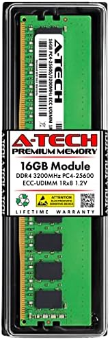 החלפת A-Tech 16GB לסמסונג M391A2G43BB2-CWE-DDR4 3200MHz PC4-25600 ECC UDIMM 288-PIN 1RX8 1.2V-זיכרון שרת יחיד מקל זיכרון RAM